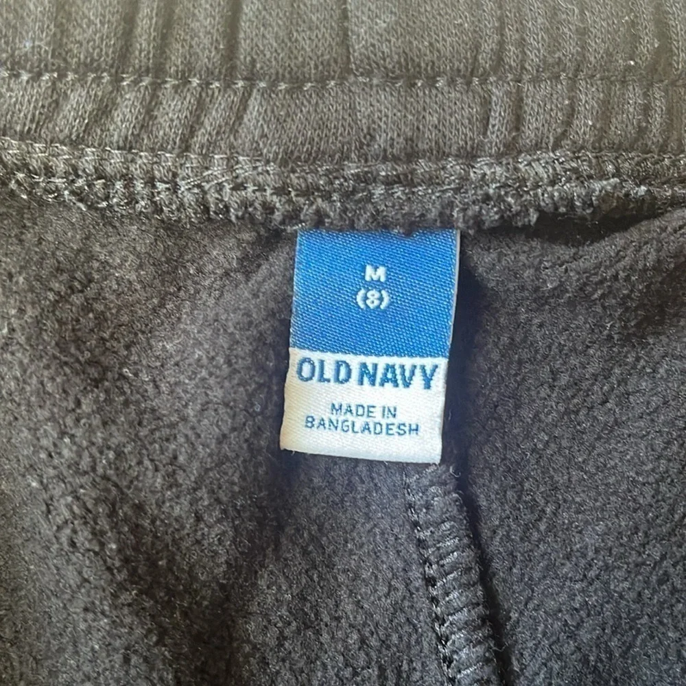 🟢 3/$15 Old Navy Fleece Shorts Boys Small (8) Black